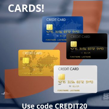 We now accept credit cards!